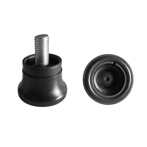 پایه ثابت نایلونی قطر ۴۰ میلیمتر، ارتفاع ۳۰ میلیمتر، پیچ M10x17