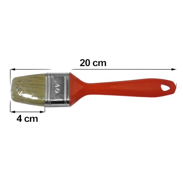 برس تمیزکننده با موهای بلوند طول ۴۰ میلیمتر دسته پلاستیکی